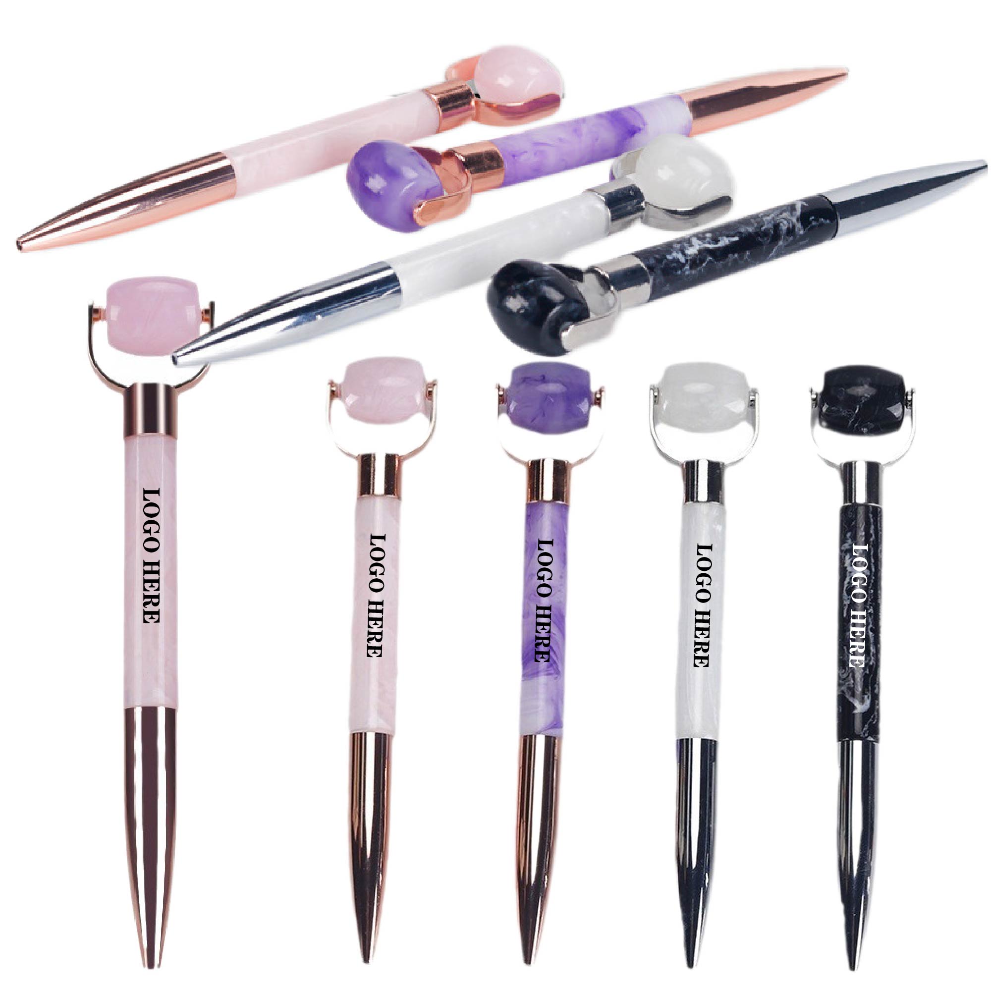 Resin Beauty Facial Roller Massage Writing Pen 1