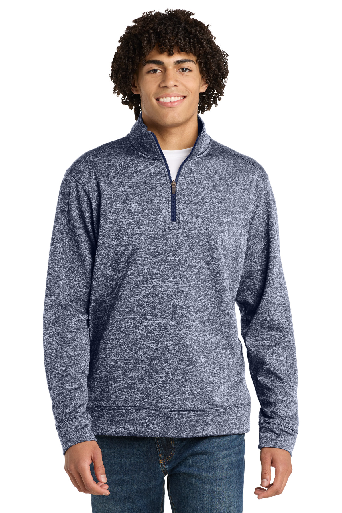 Sport-Tek PosiCharge Electric Heather Fleece 1/4-Zip Pullover. ST226, custom hoodie or sweatshirt with logo imprint 27