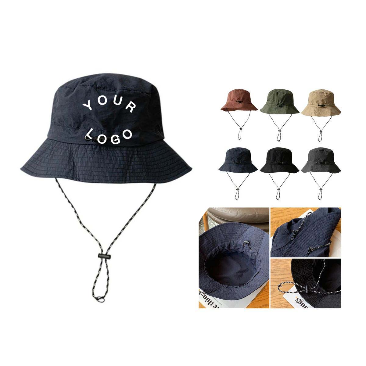 Nylon Hiking Hat Waterproof and Lightweight 3