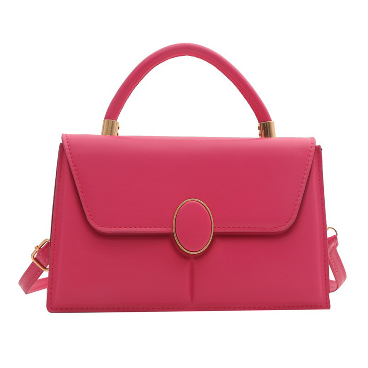 PU Leather Handheld Small Square Bag 6
