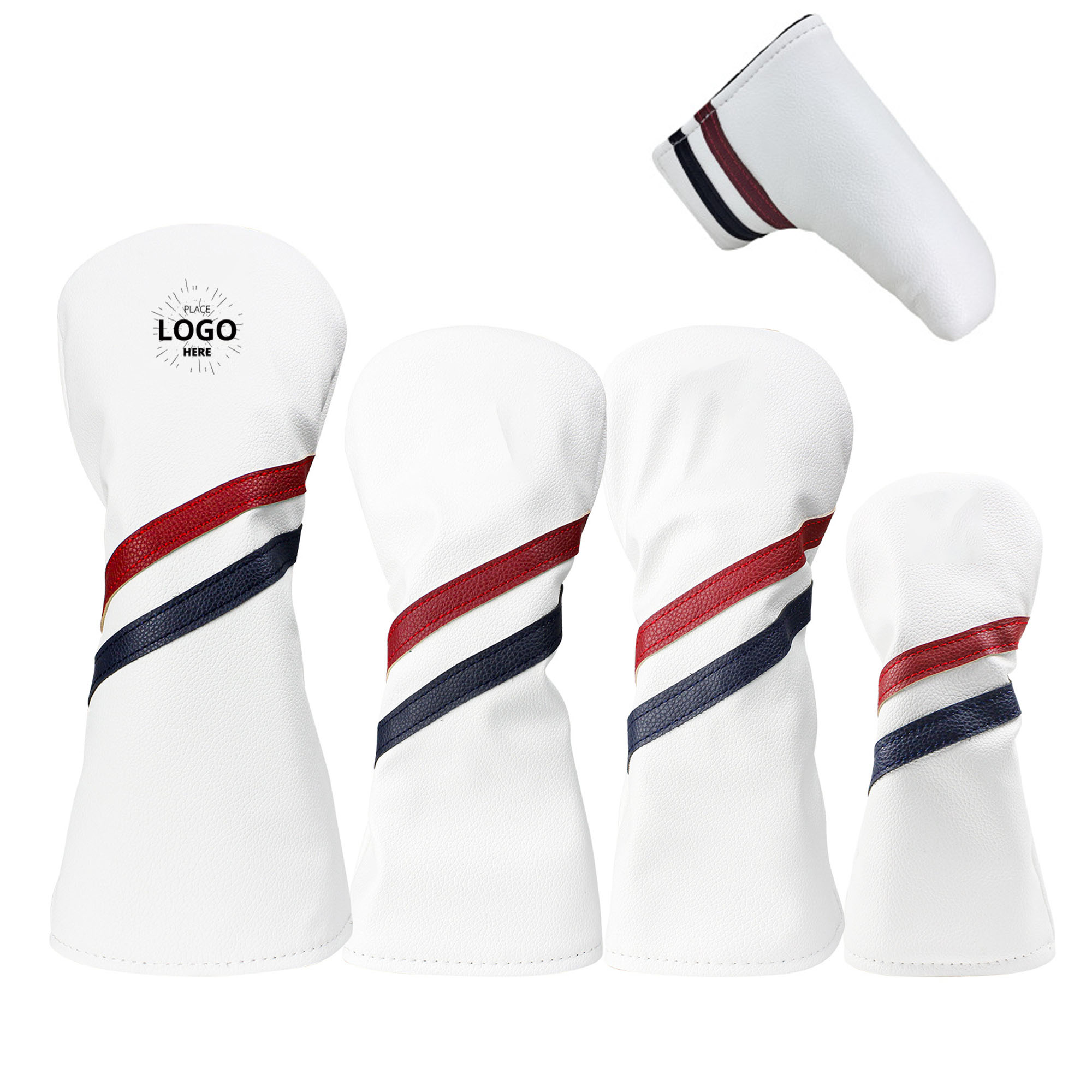 Durable Full-Color Golf Club Head Cover 1
