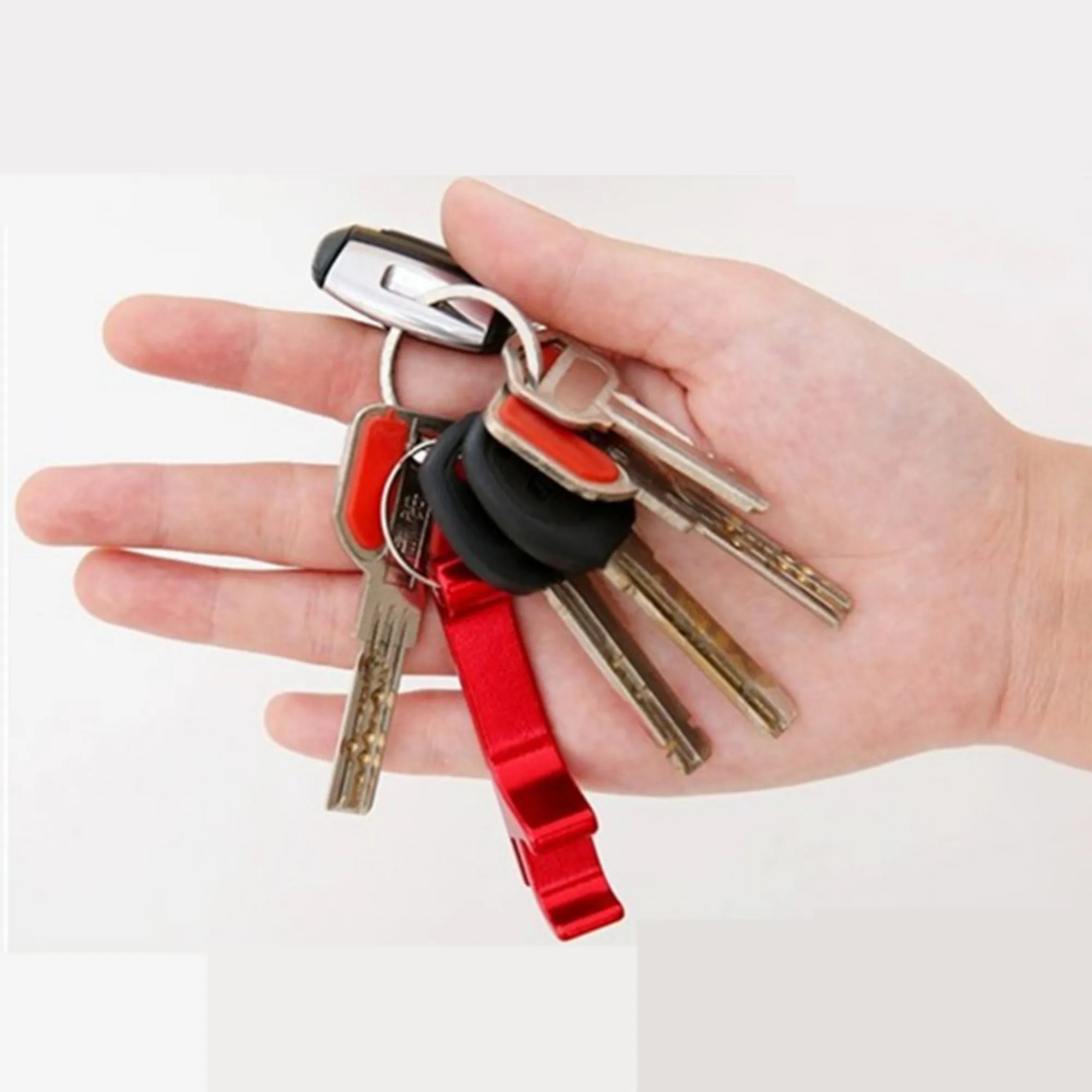 Zinc Alloy Bottle Opener Keychain 6