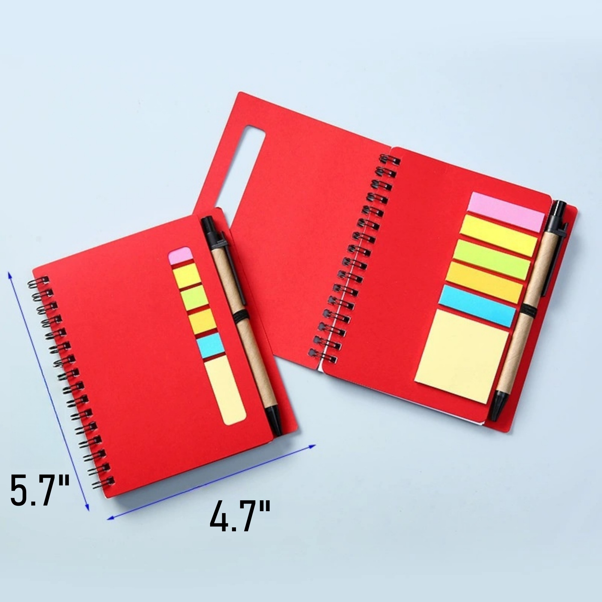 Spiral Notepads With Pen Holder 4
