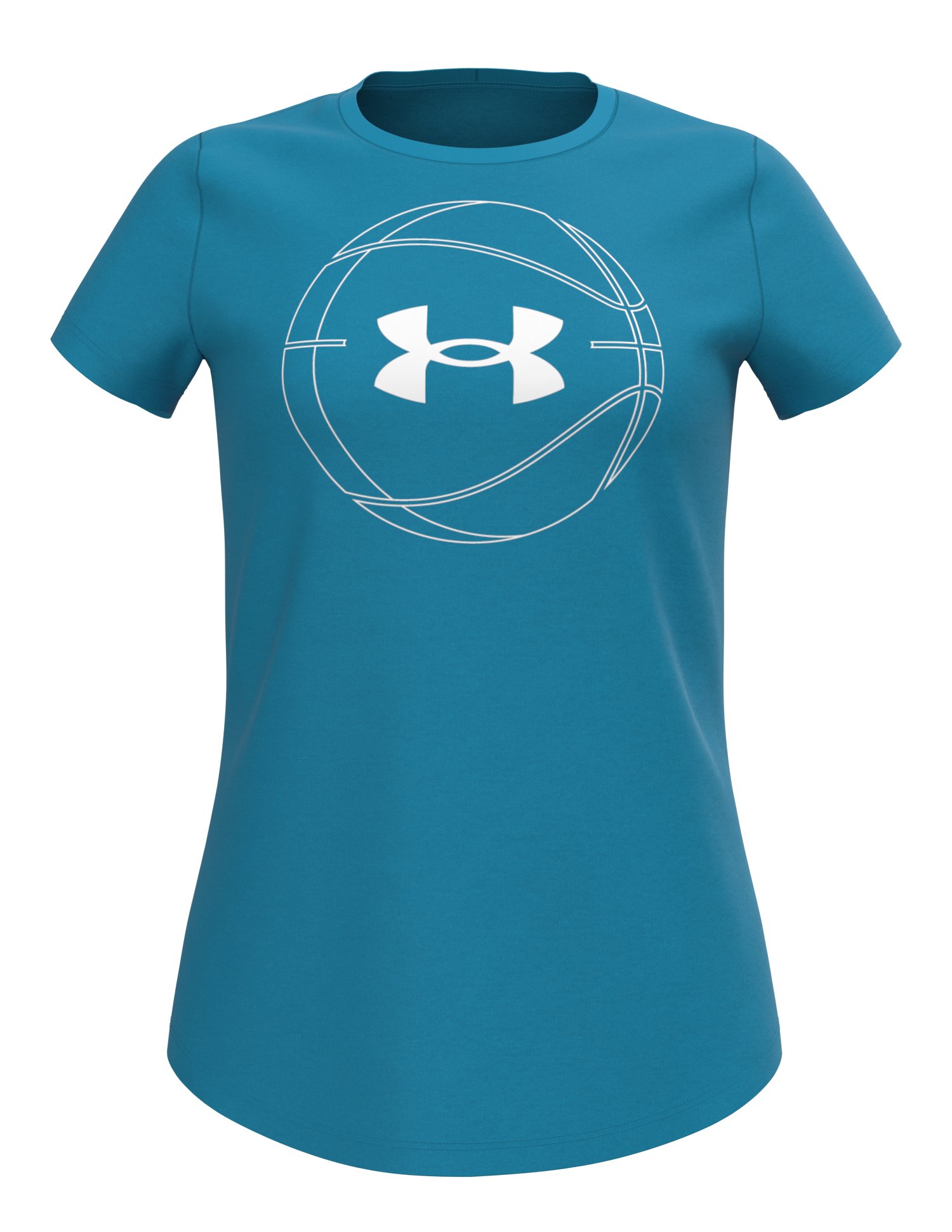 Girls' UA Basketball Short Sleeve T-Shirt 2