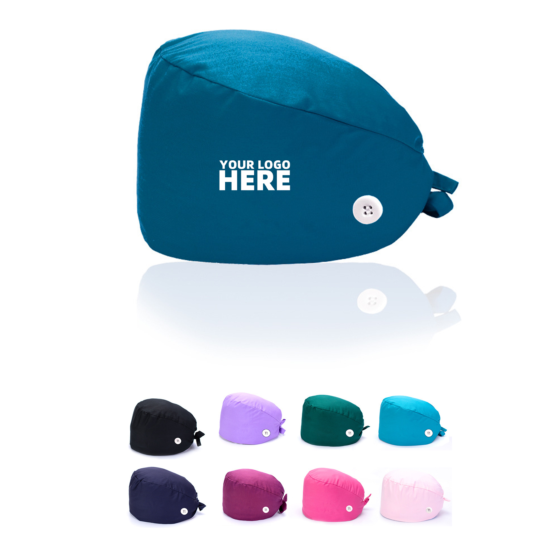 Nurse Working Caps With Button 2
