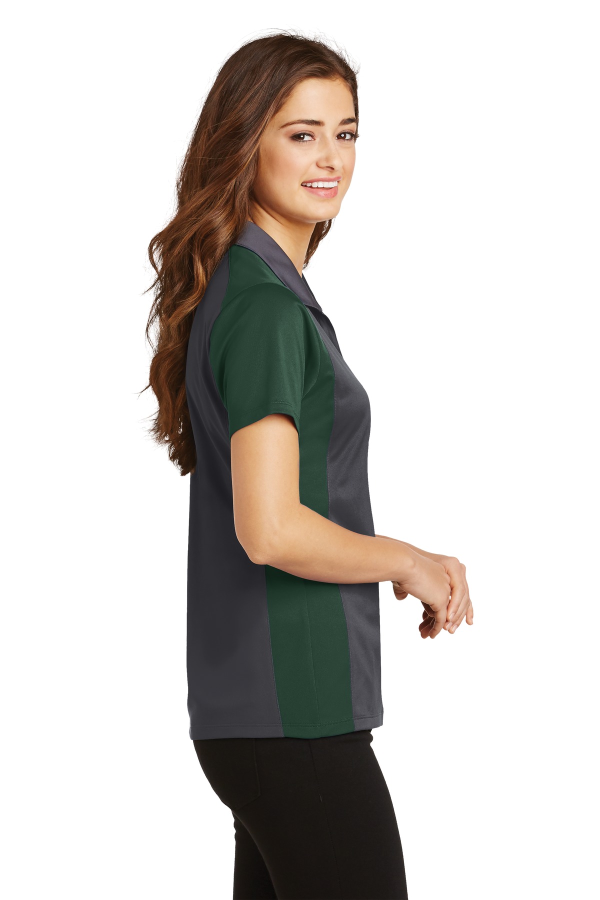 Sport-Tek Women's Colorblock Micropique Sport-Wick Polo. LST652 43