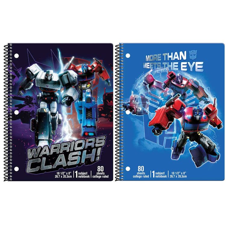 Transformers Spiral Bound Notebooks - Assorted 1