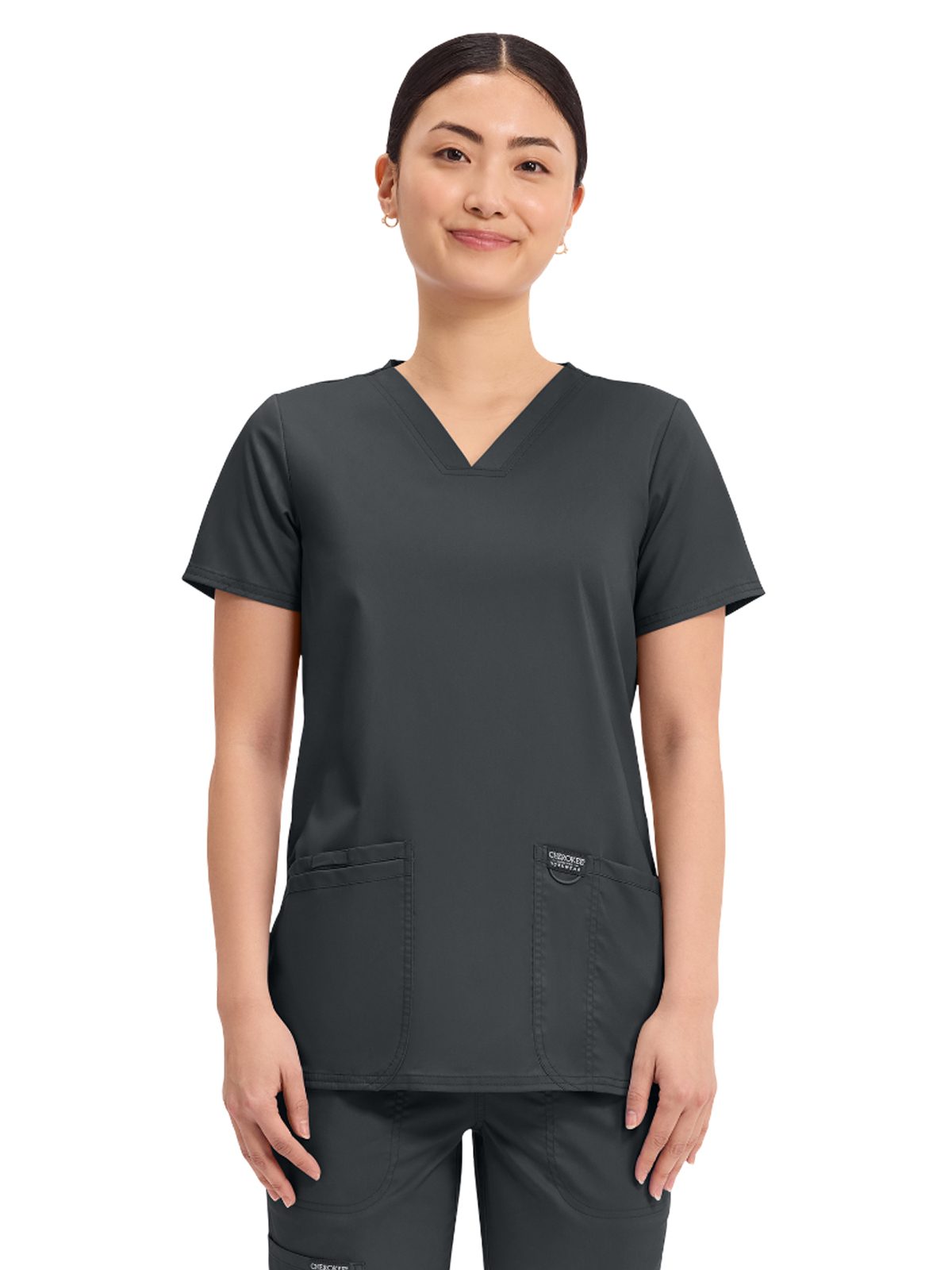 Cherokee - Workwear Revolution - Women's 3-Pocket V-Neck Top 47