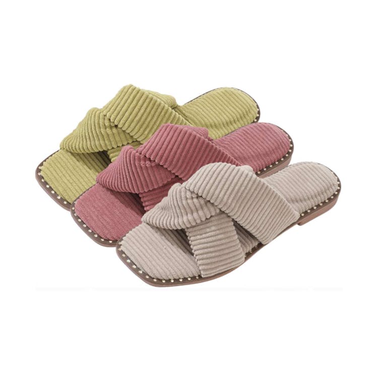 Women's Open Toe Slip-On Heel Side Sandals Assorted 6-11 2