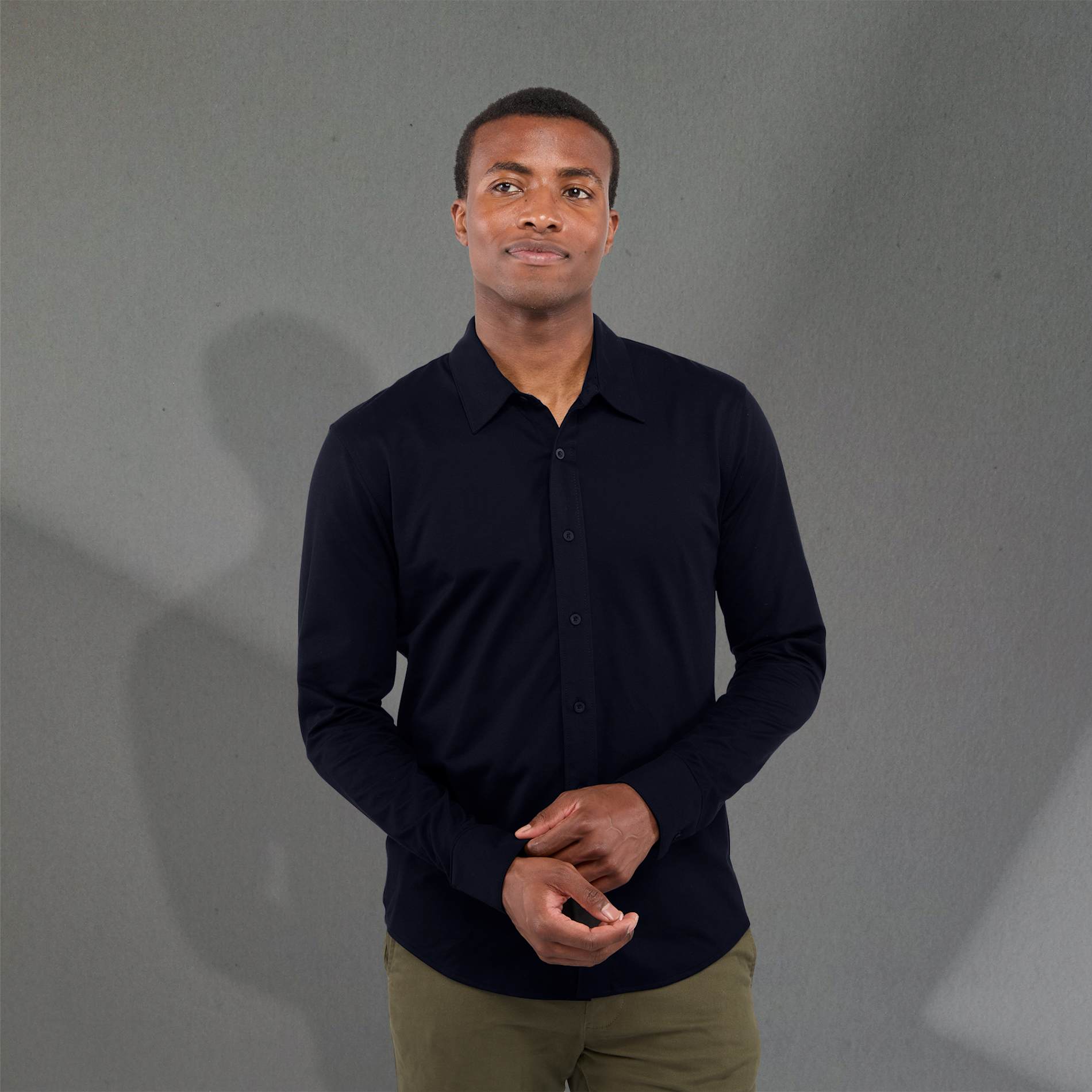 TATRA Eco Long Sleeve Knit Shirt - Men's 48