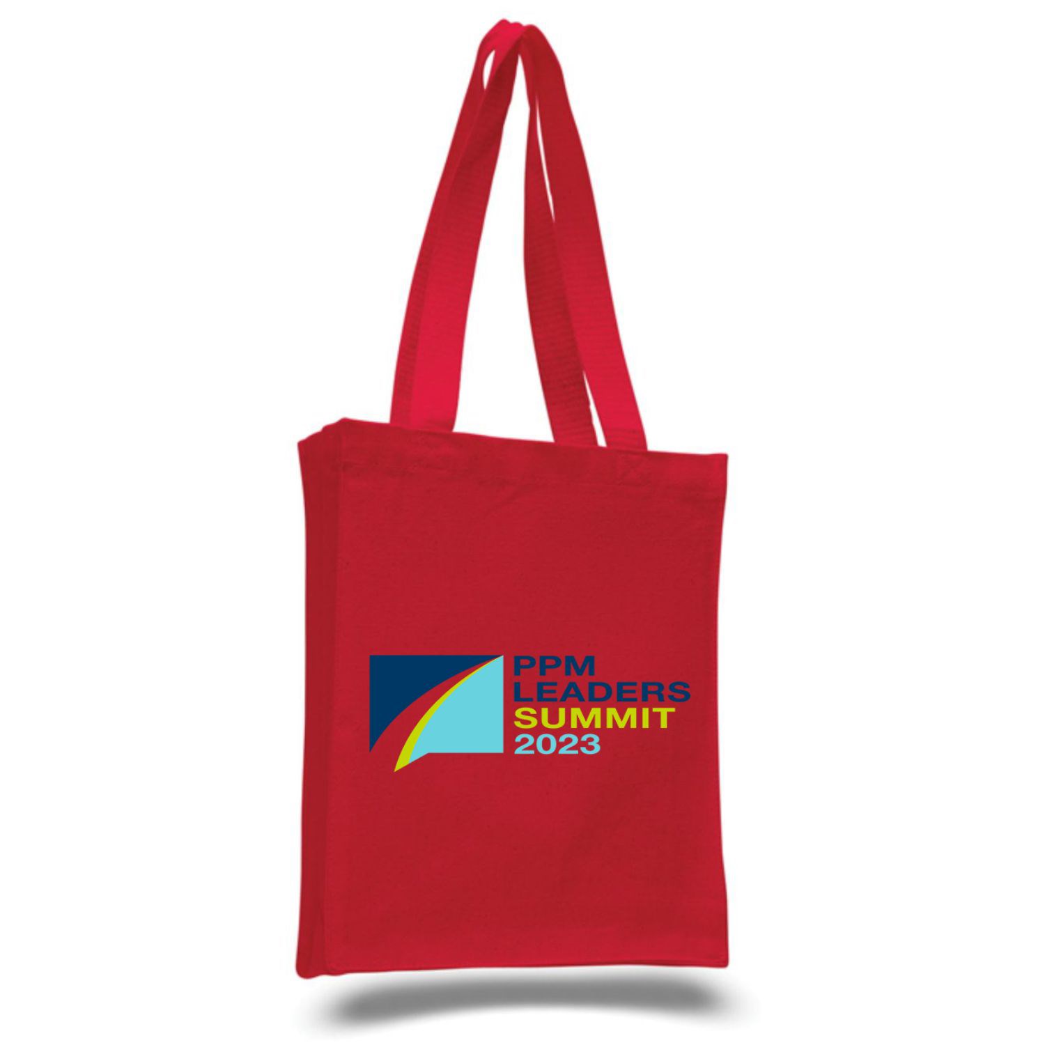 12 oz. Cotton Canvas Book Tote Bag with Gusset USA Decorated (10" x 12") 2