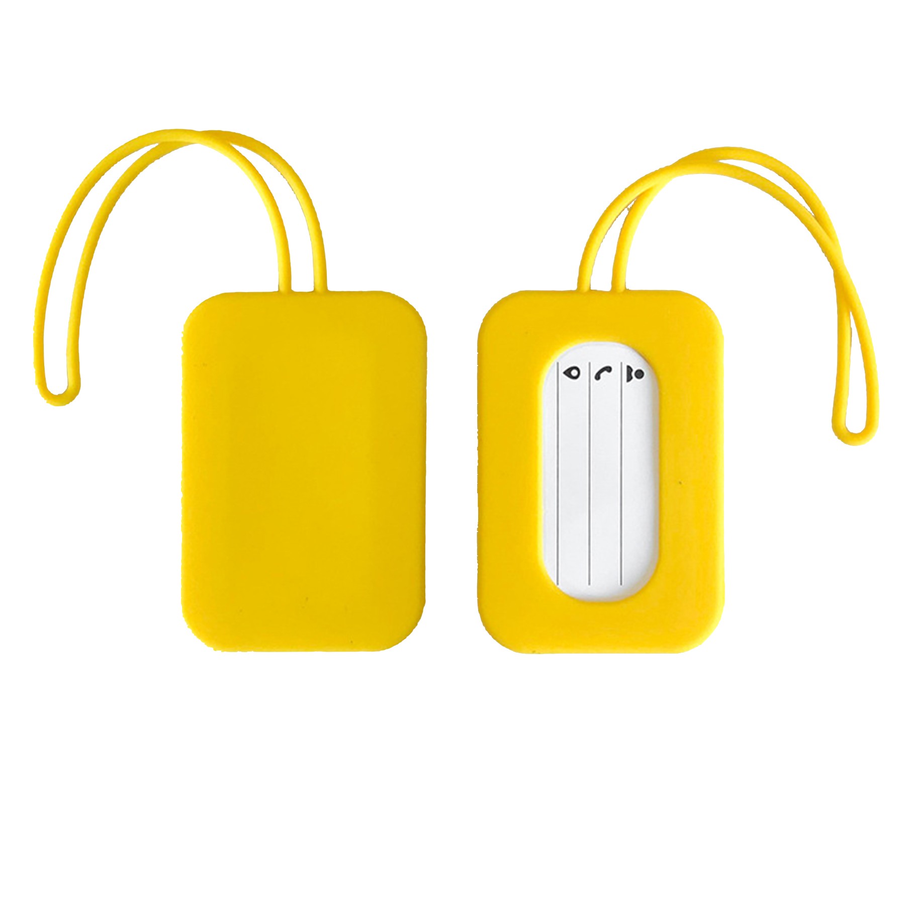 Silicone Luggage Tag with Name ID Card 9