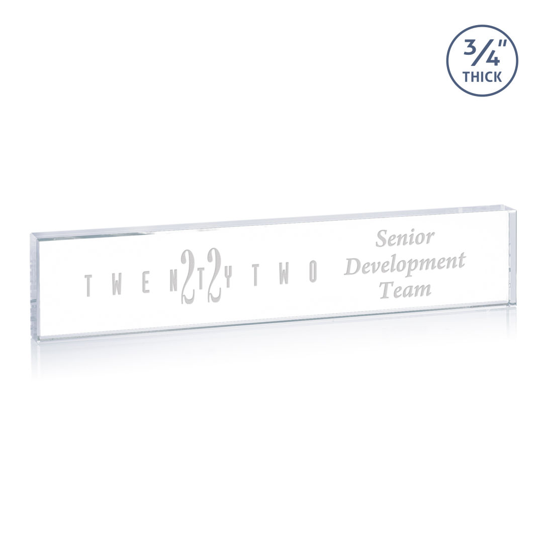 Lancaster Nameplate - Deep Etch 10