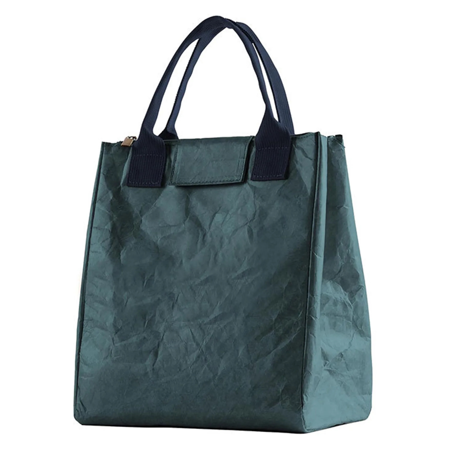 Paper Retro Waterproof Aluminum Foil Insulated Lunch Bag 4