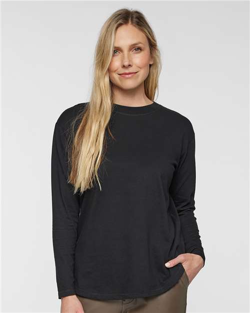 Women's Fine Jersey Long Sleeve Tee - 3508 35