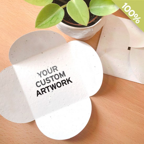 Single-Sided Seed Paper Petal Cards 5