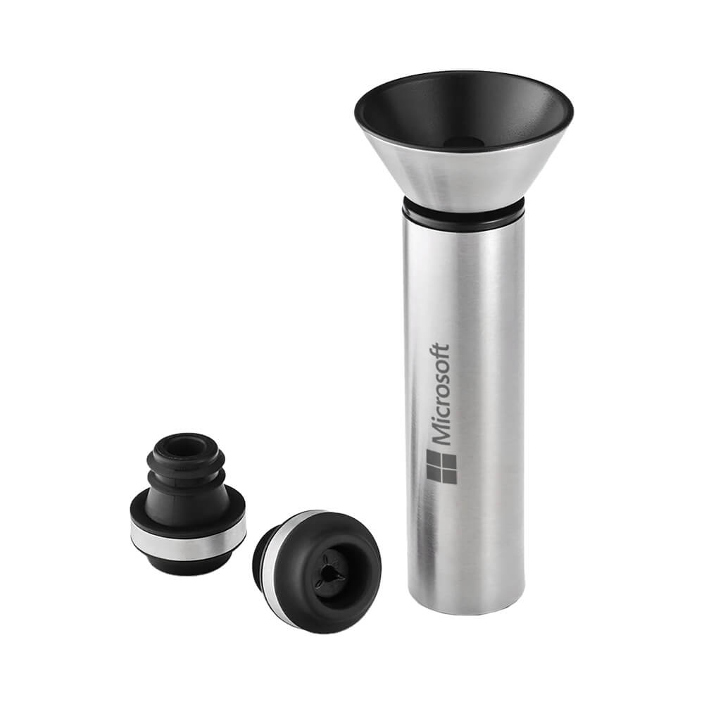 Vacuum Wine Saver & Preserver With Two Stoppers