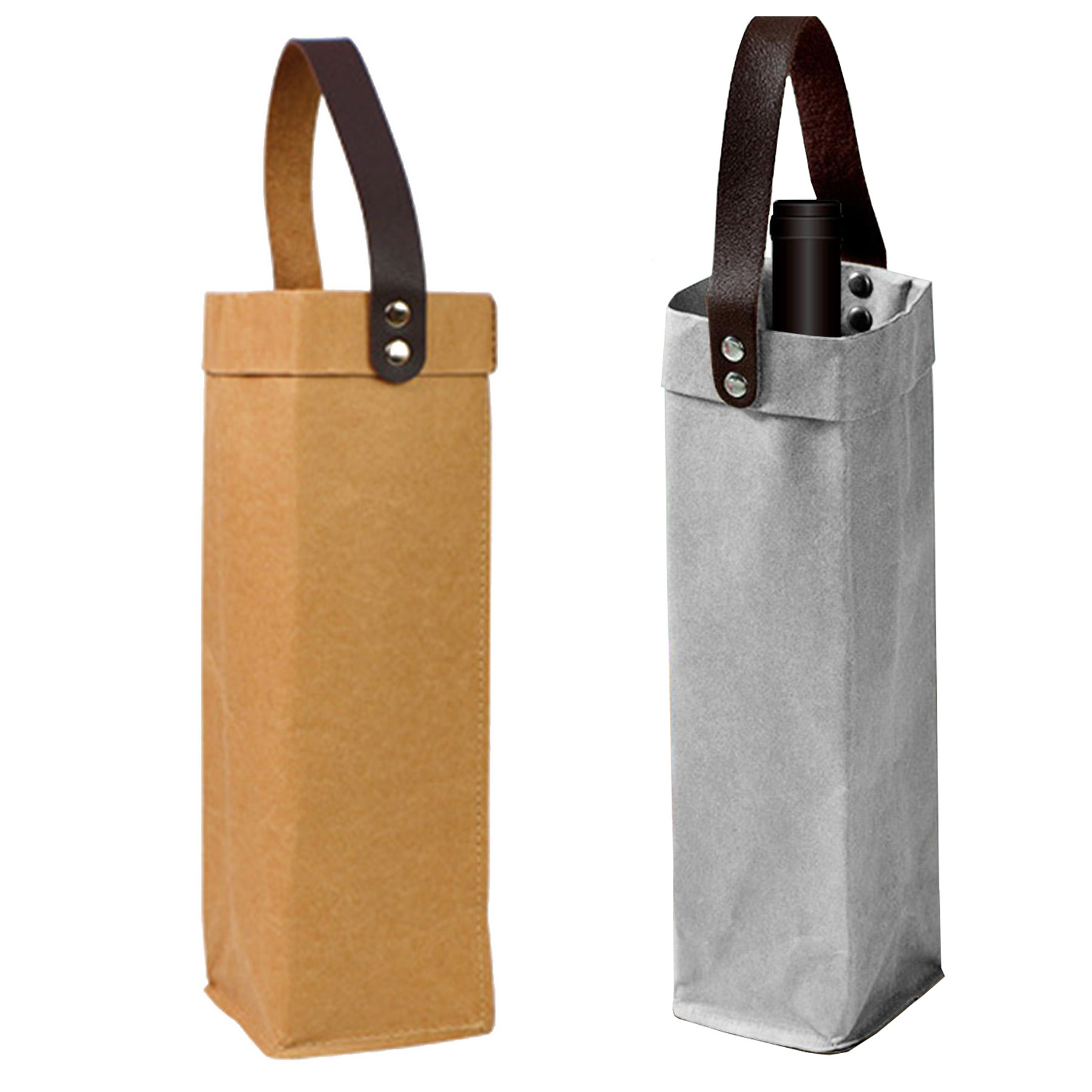 Kraft Paper Wine Carry Bag 2