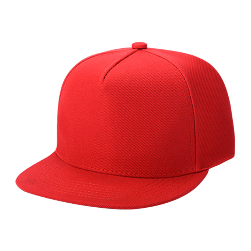 5 Panels Flat Snapback Hats Classic Flat Bill Trucker Hat 15