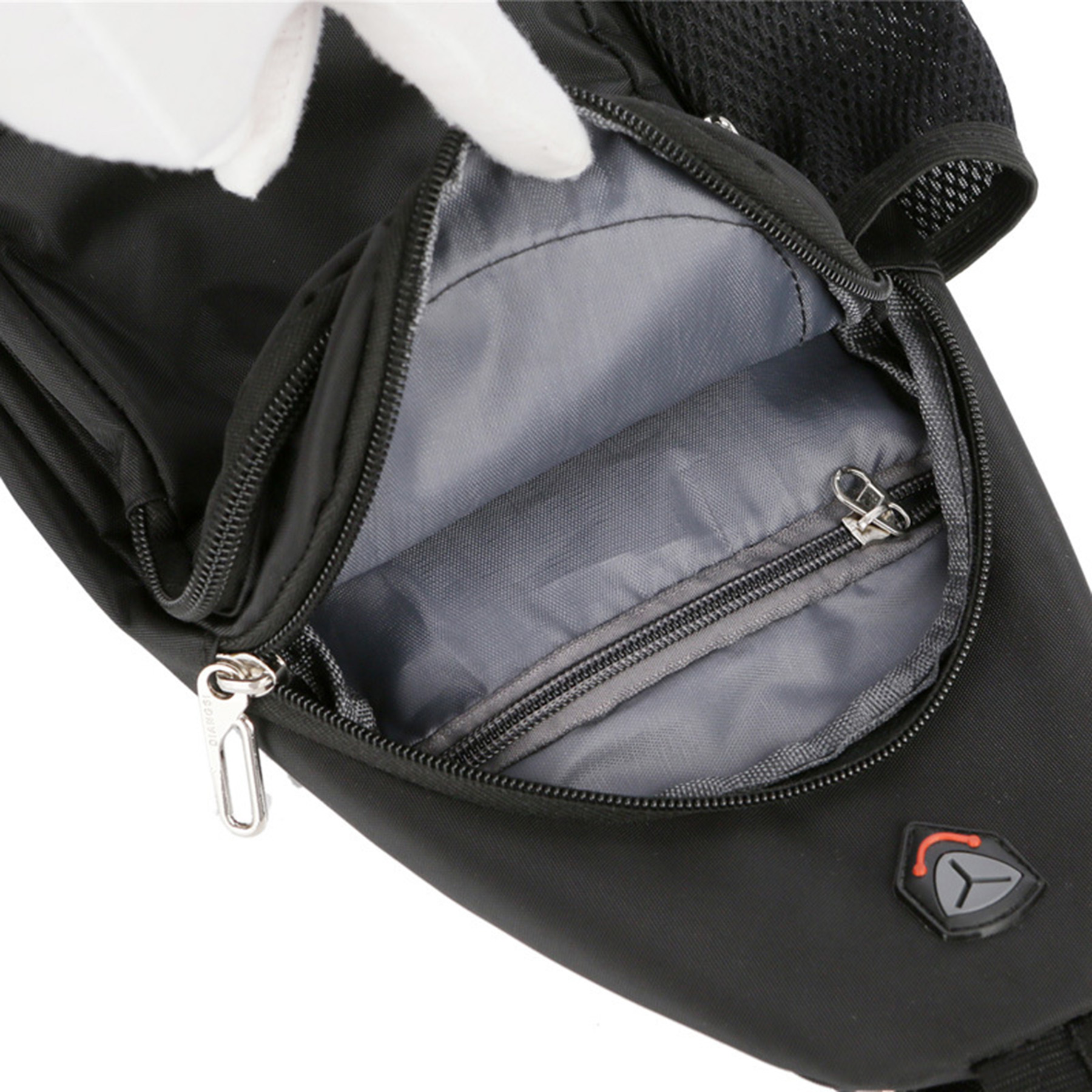 Sling Backpack Crossbody Bag With Earphone Hole 1