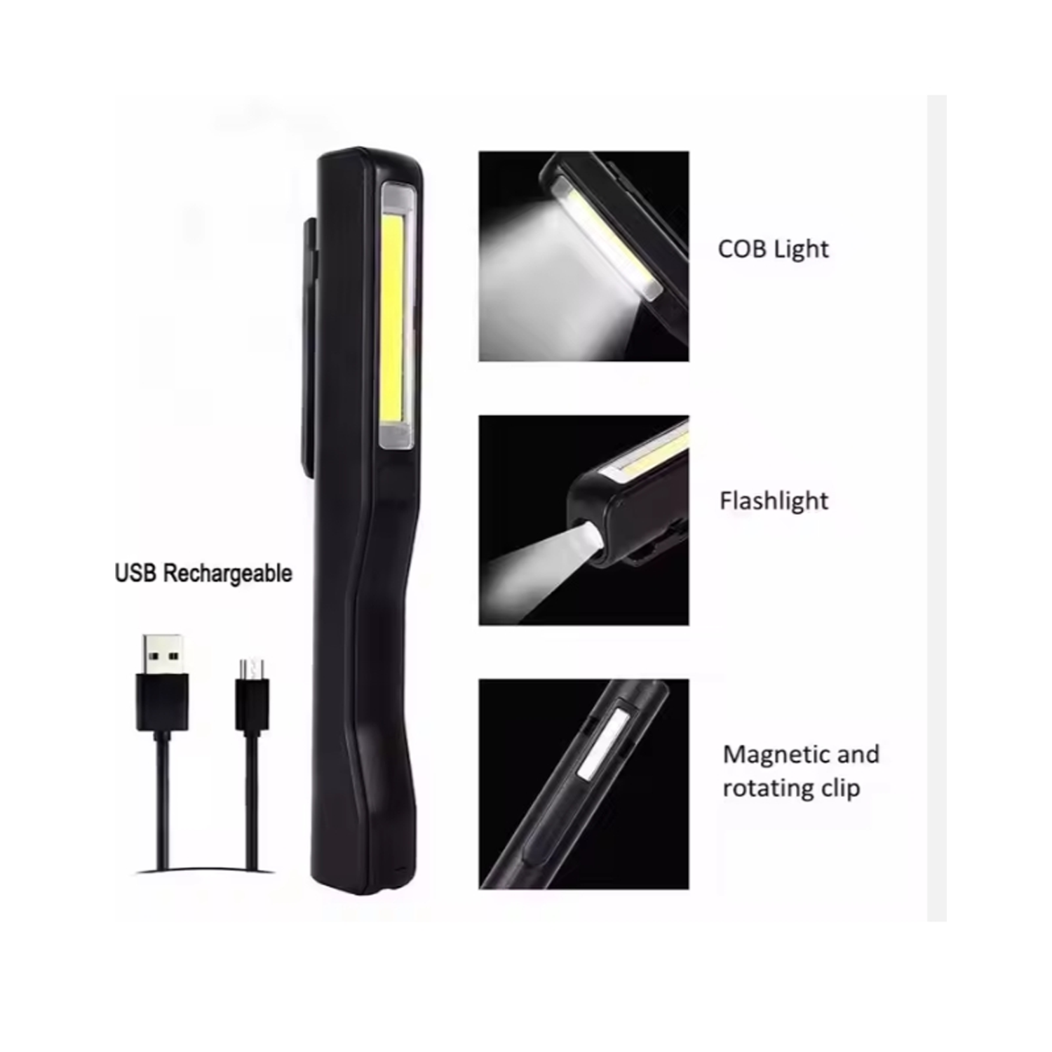 Flashlight Battery Powered And Portable Light 4