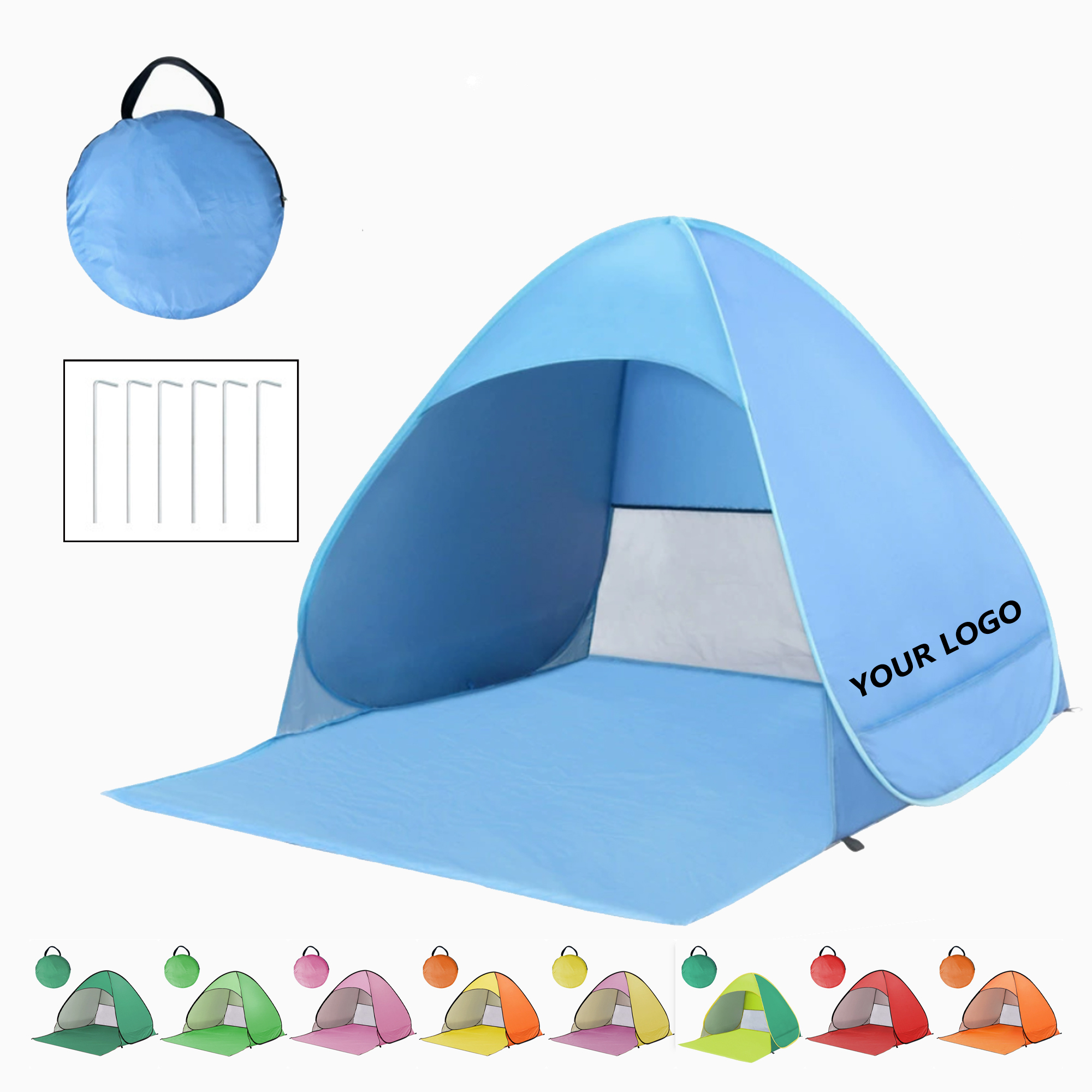 Sun Protection Foldable Pop Up Beach Tent 3