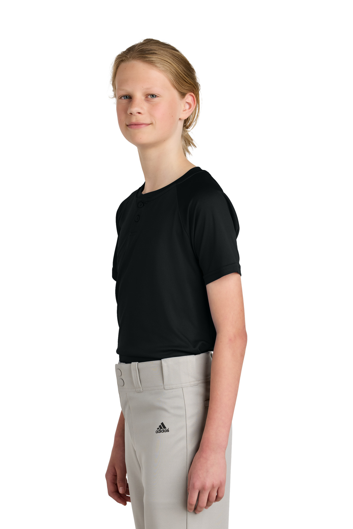 Sport-Tek Youth PosiCharge Competitor 2-Button Henley YST359 32