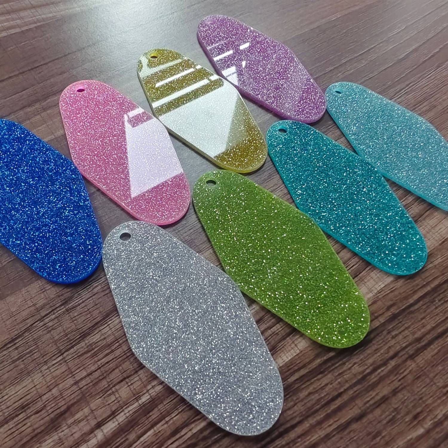 Acrylic Diamond Keychain And Luggage Tag 9