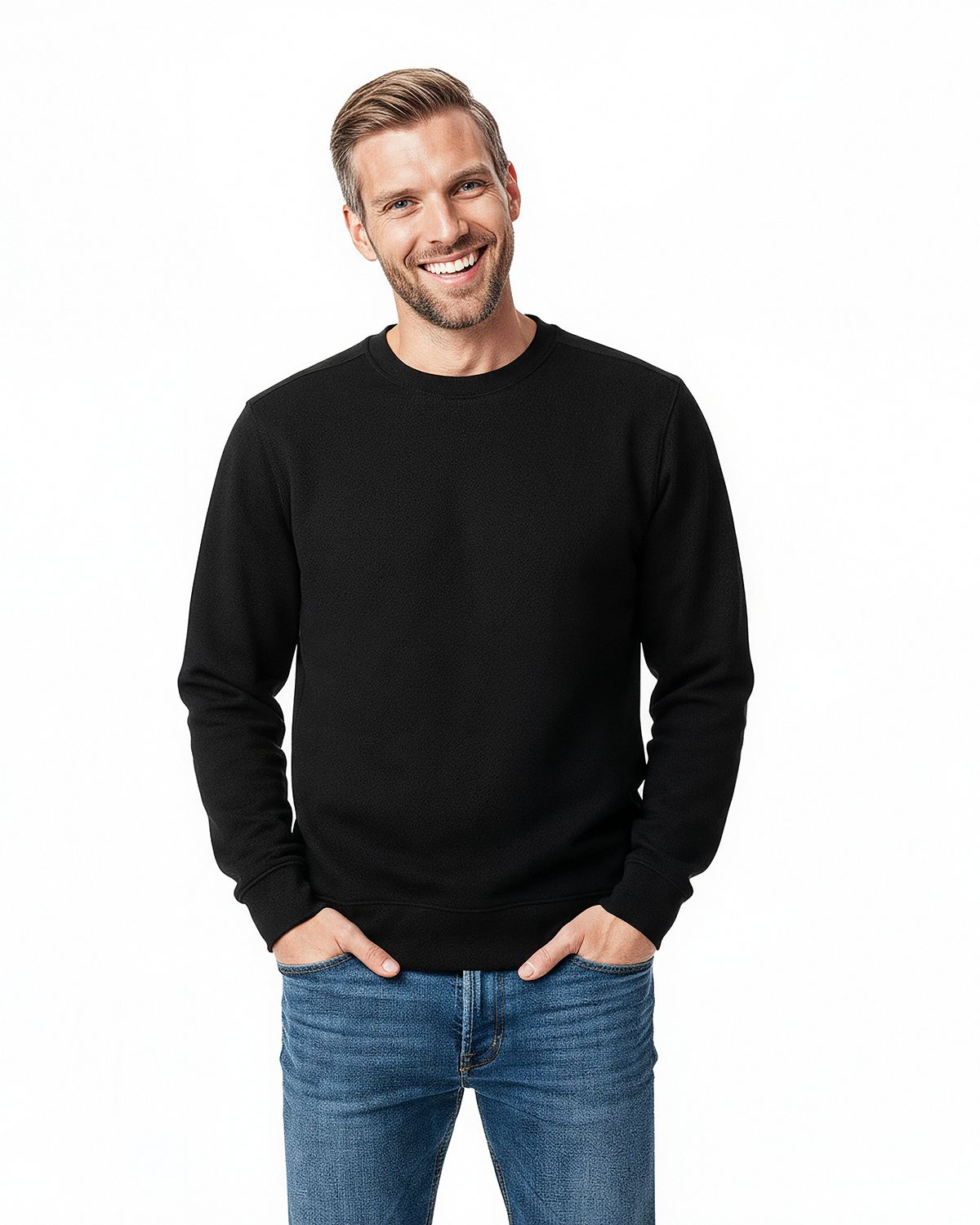 Clique Haven Recycled Mens Crewneck Sweatshirt 8