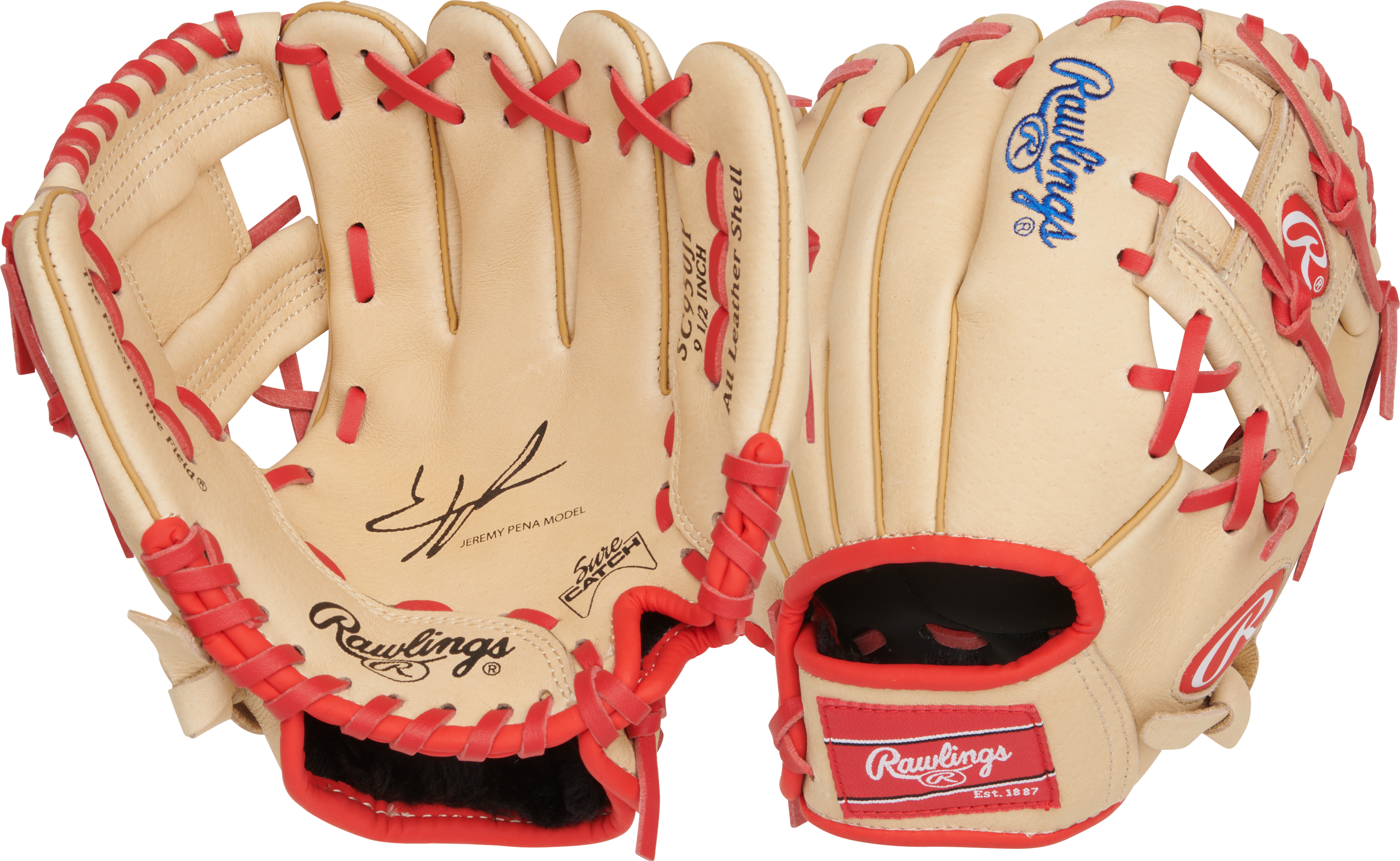 Rawlings Sure Catch 9.5 in Baseball  Glove, Infield 2