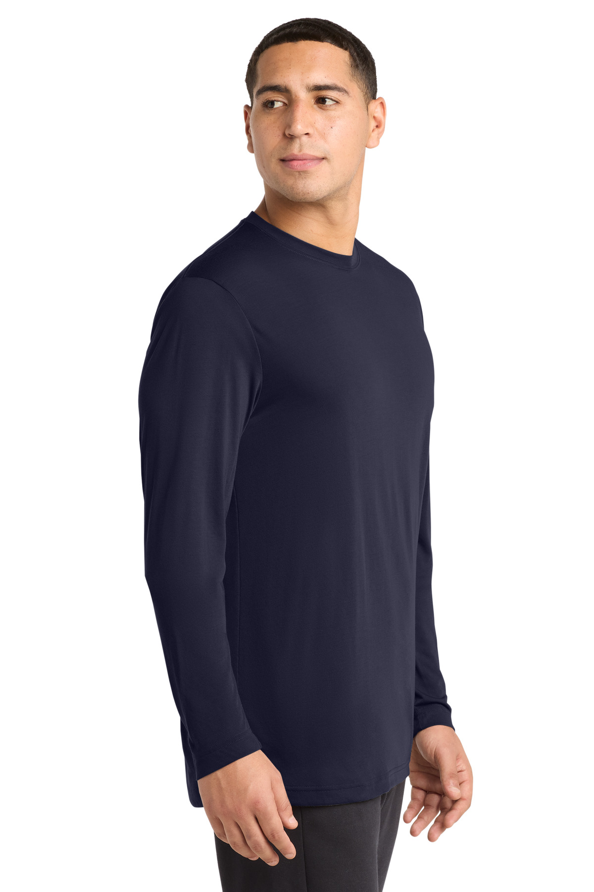 Sport-Tek Long Sleeve PosiCharge Competitor Cotton Touch Tee. ST450LS 1
