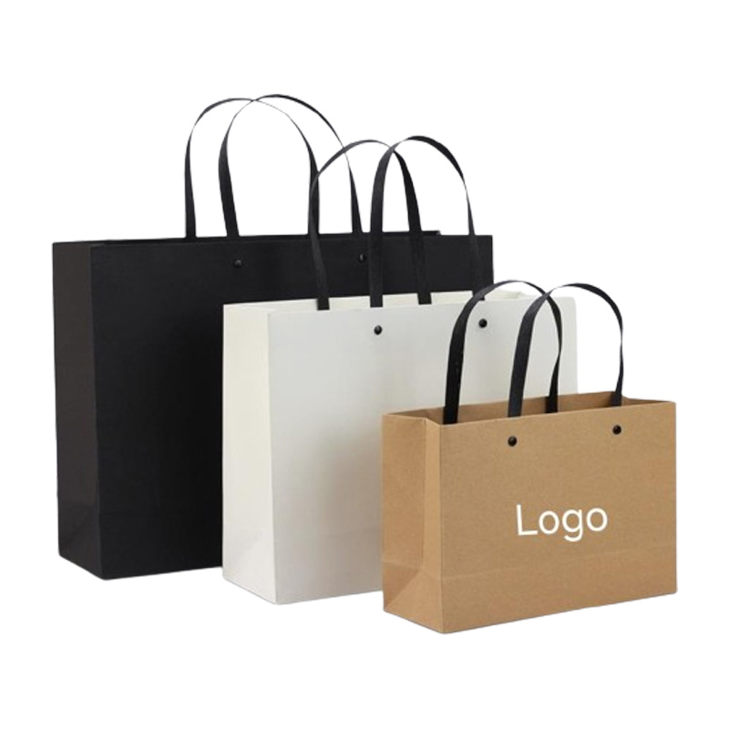 Large Kraft Paper Tote Bag(16 9/16" W x 11 13/16" H x 4 3/4" G) 1