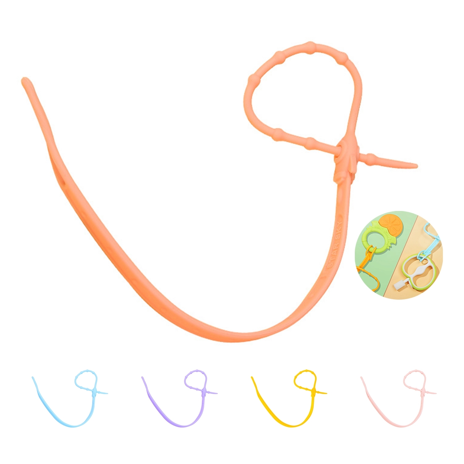 Silicone Pacifier Holder 1