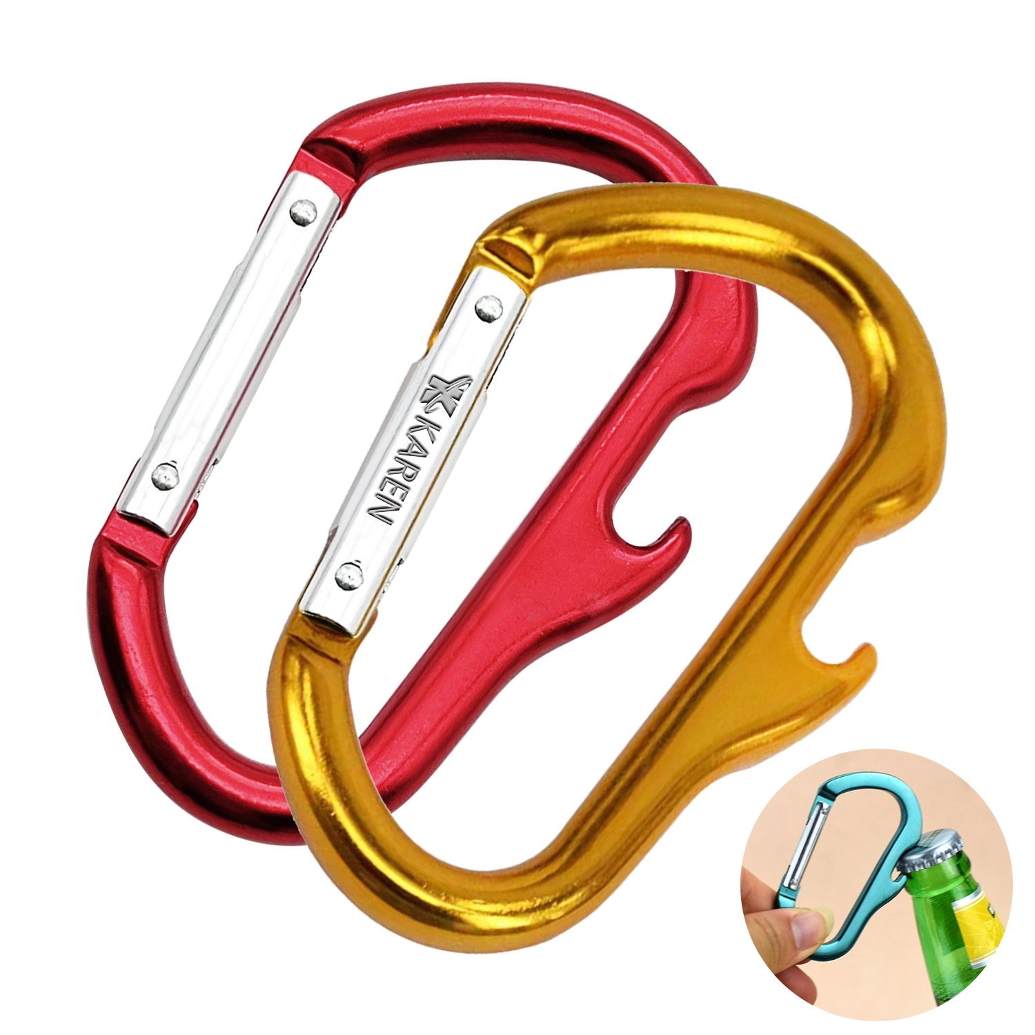 Carabiners With Bottle Opener 3