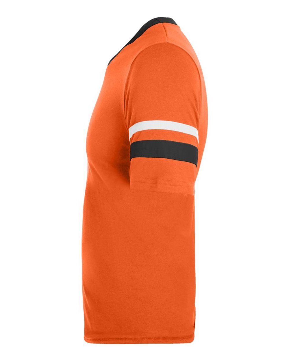 V-Neck Jersey with Striped Sleeves - 360 64