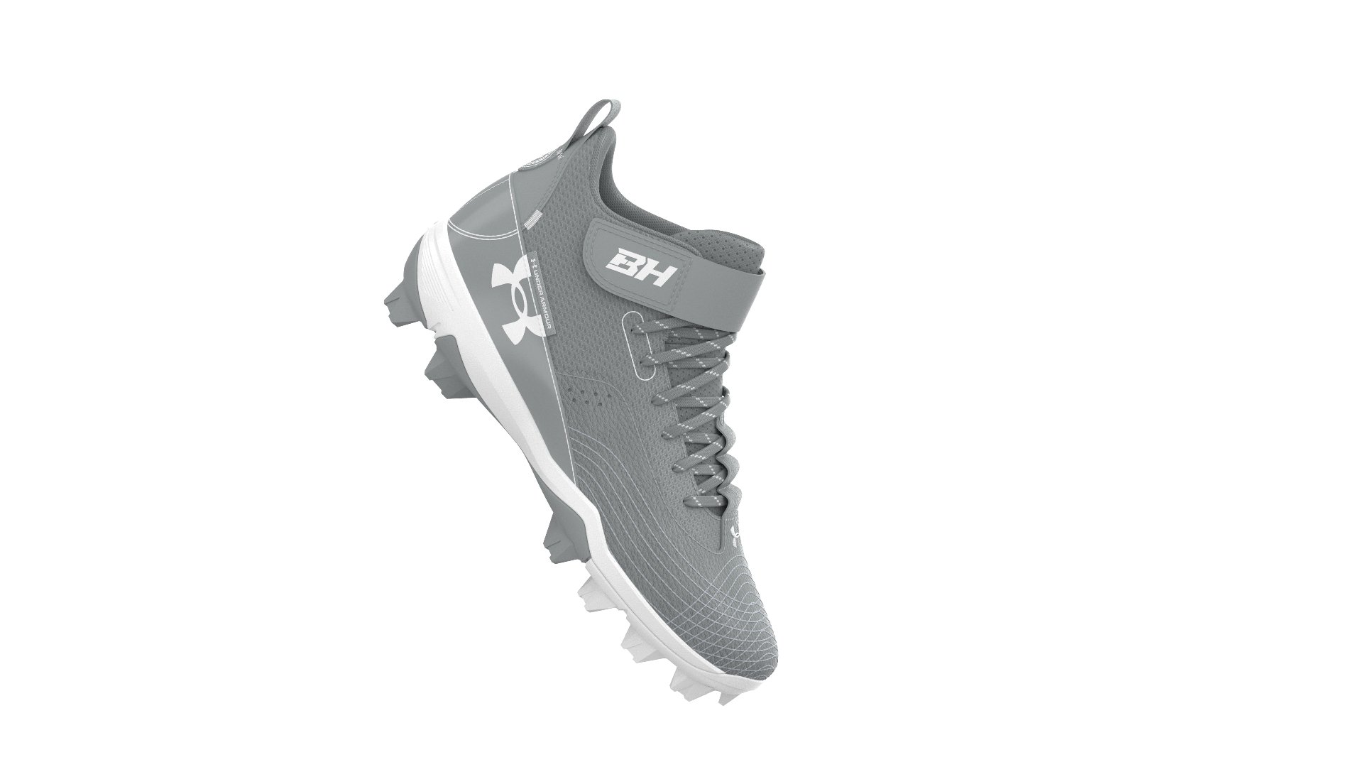 Boys' UA Harper 7 Mid RM Jr. Baseball Cleats 2