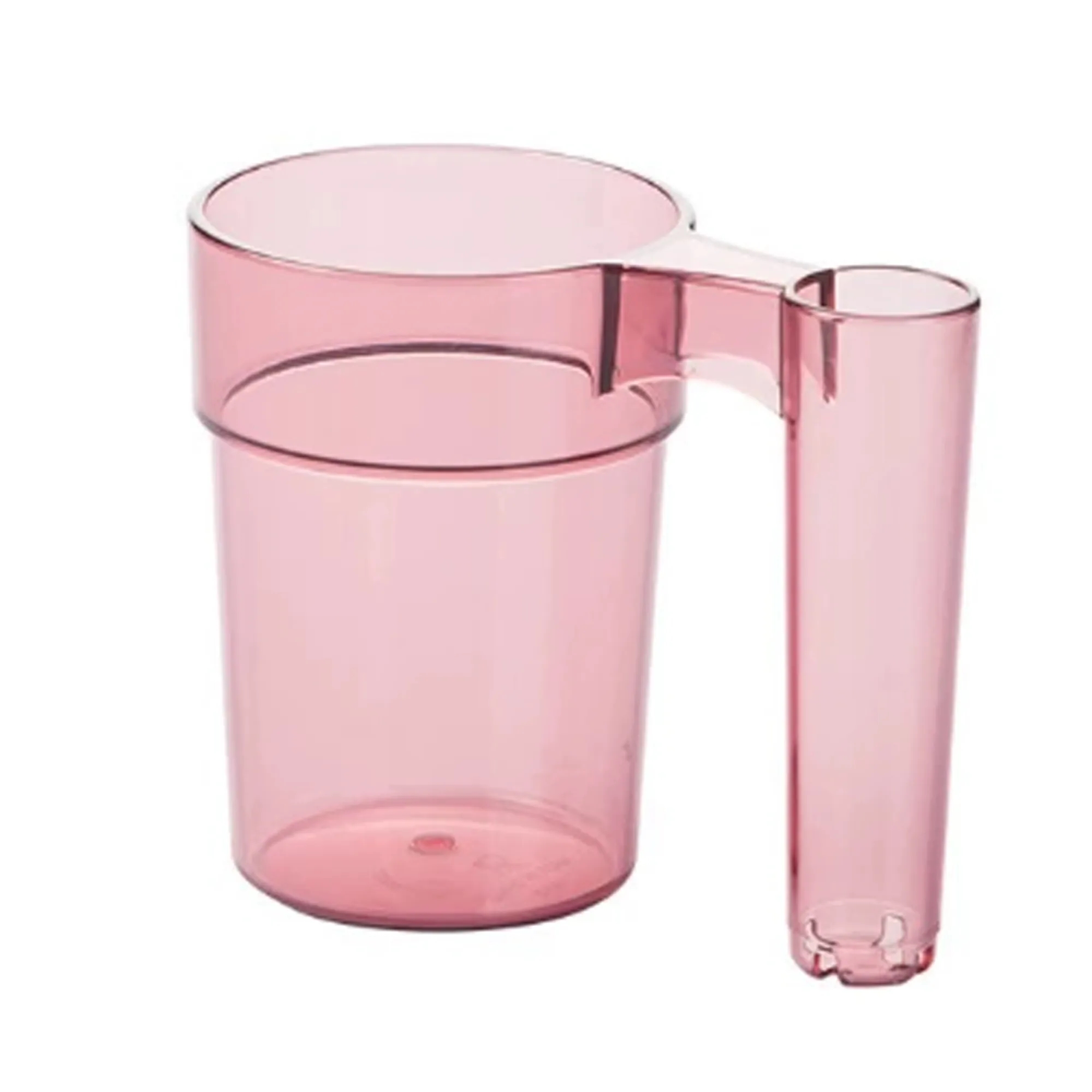 Clear Plastic Toothbrush Cup 3