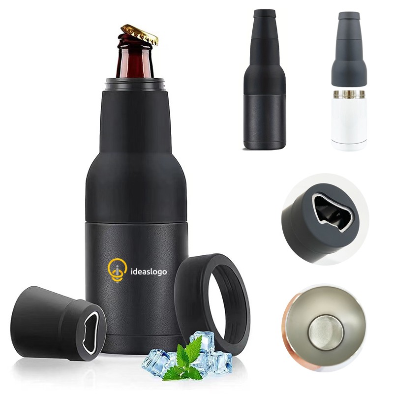 Assembly Slim Beer Holder Bottle and Can Cooler, custom koozie with logo imprint 5