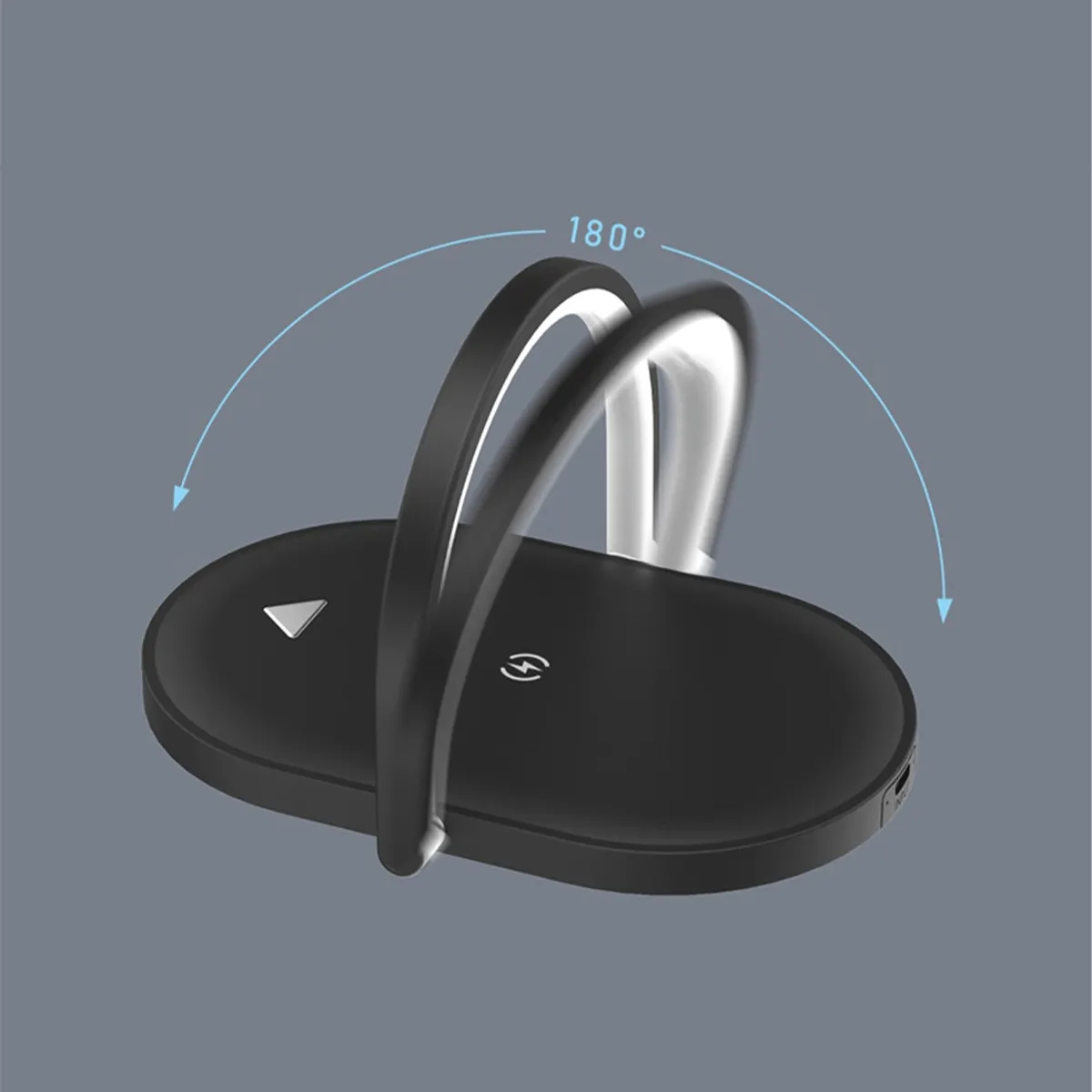 Wireless Charging Bedside Night Light Holder Three-In-One 4