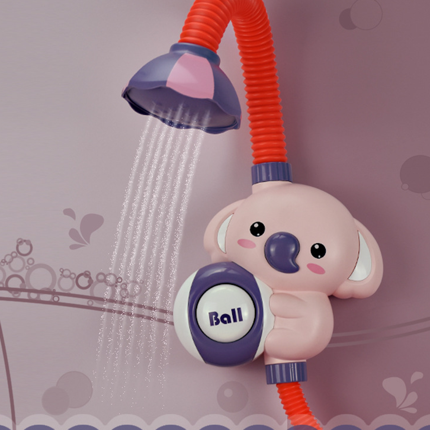 Funny Baby Electric Bath Elephant Shower Head Toy 8