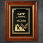 Americana Plaque with Velour 5