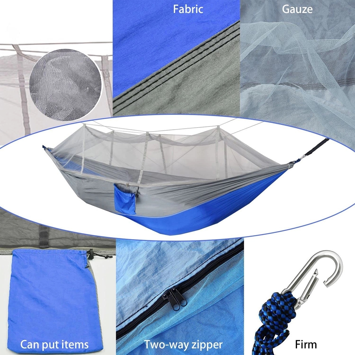 Camping Hammock with Net Mosquito 3