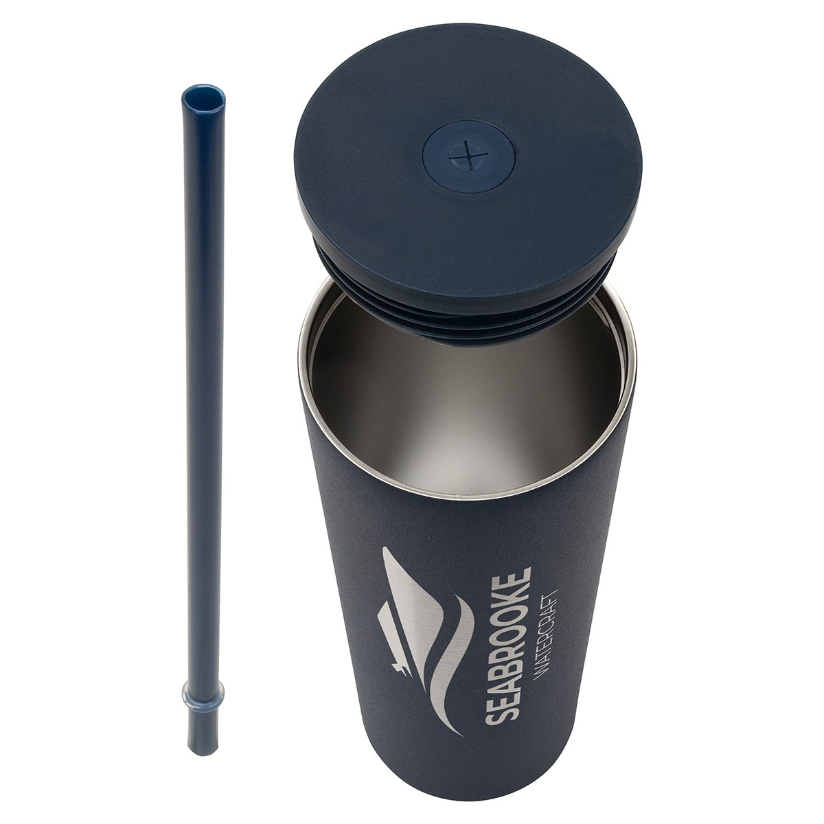 Bradford 24 oz Vacuum Insulated Stainless Steel Tumbler with Straw 13