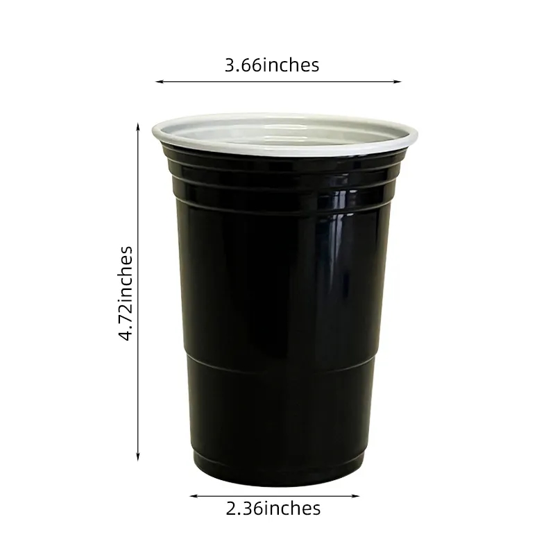 Disposable Plastic Party Cup - 16 Oz 2