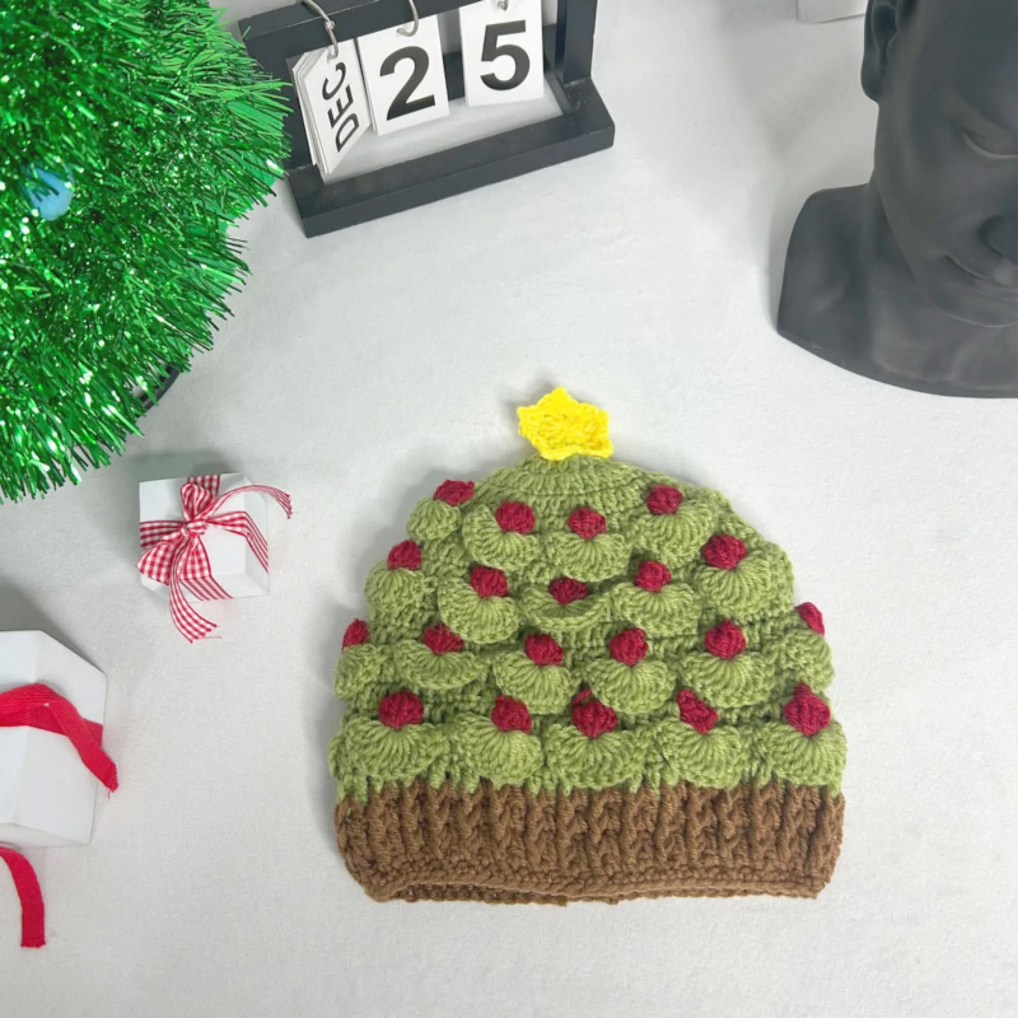 Christmas Knit Beanie Hat Winter Cap 11