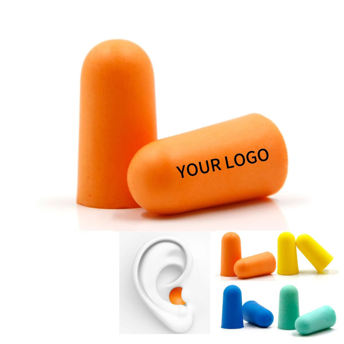 Comfortable Foam Earplugs with Portable Case 4