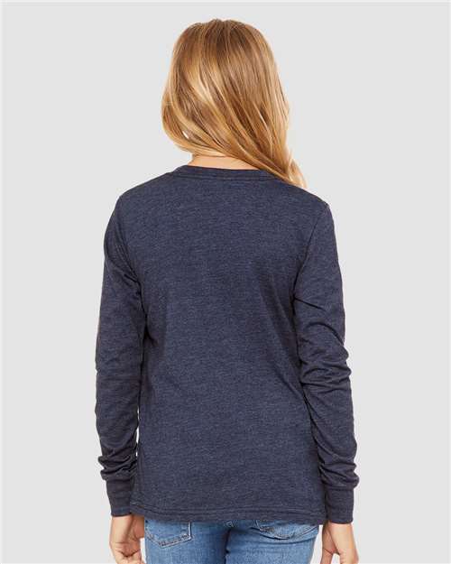Youth Heather CVC Long Sleeve Tee - 3501YCVC 39
