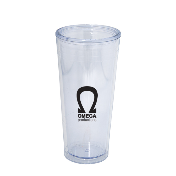 709 Ml. (24 Fl. Oz.) Double Walled Tumbler With Straw 2
