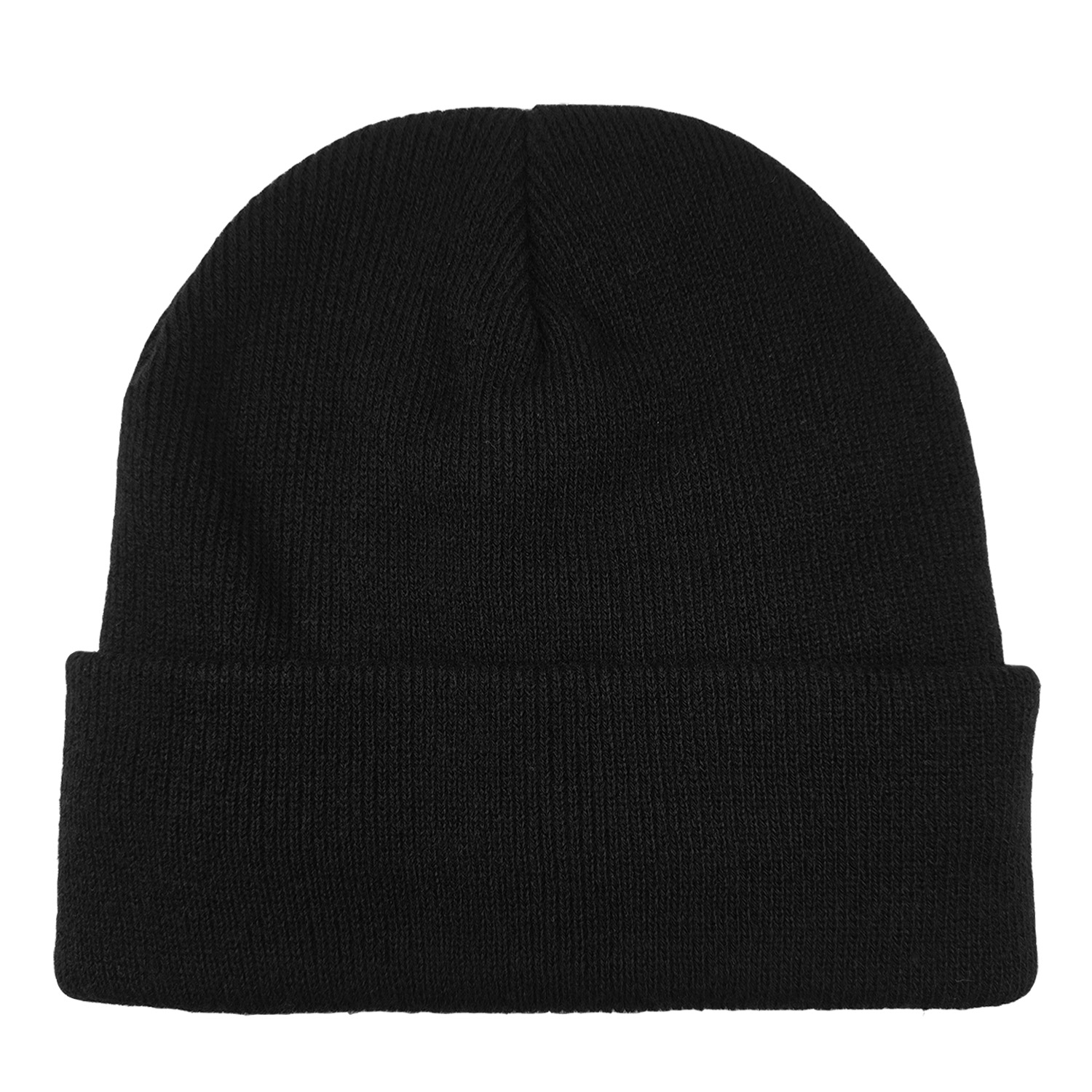 Rolled Sherpa Lined Knit Beanie Cap