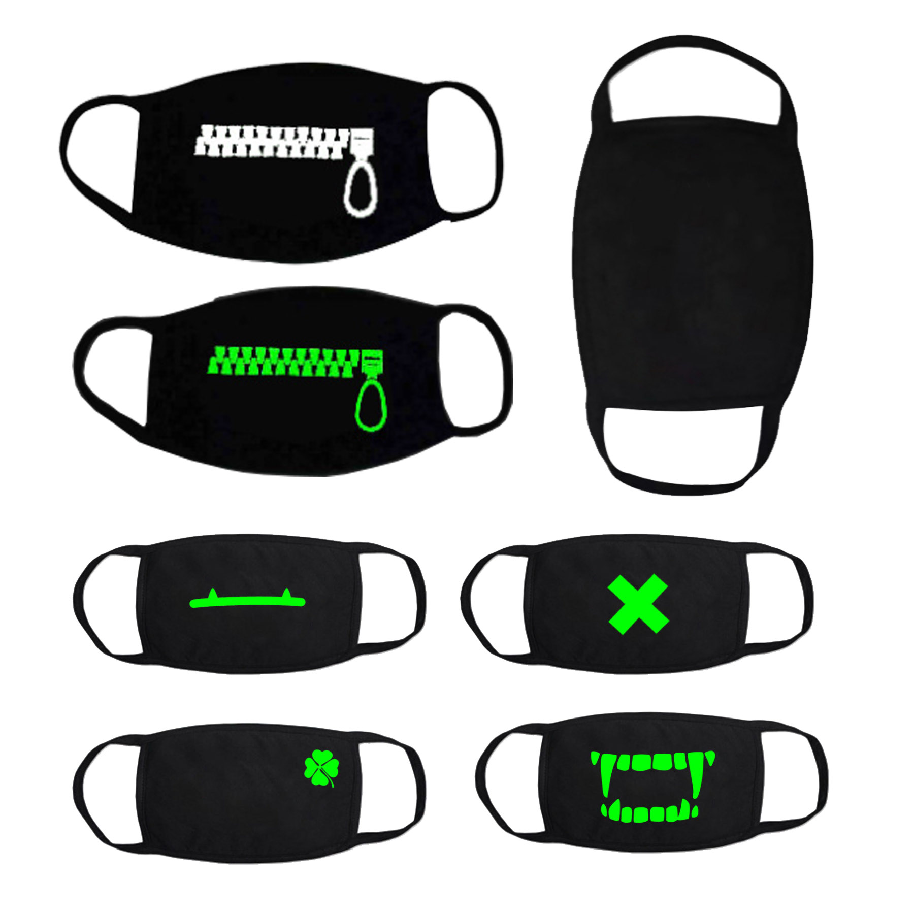 Glow In The Dark Face Mask 2